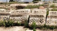 Kapitelle in Jerash