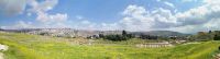 Panorama der antiken römischen Siedlung von Jersah