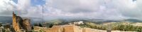 Panoramablick über die Landschaft um Ajlun herum