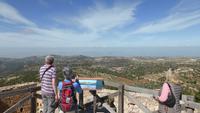 Qal´at ar-Rabad in Ajlun - Blick ins Jordantal