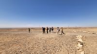 Rundreise Jordanien - am Wüstenschloss Qasr Al-Kharranah