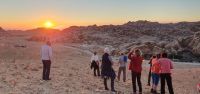 Sonnenuntergang in Little Petra