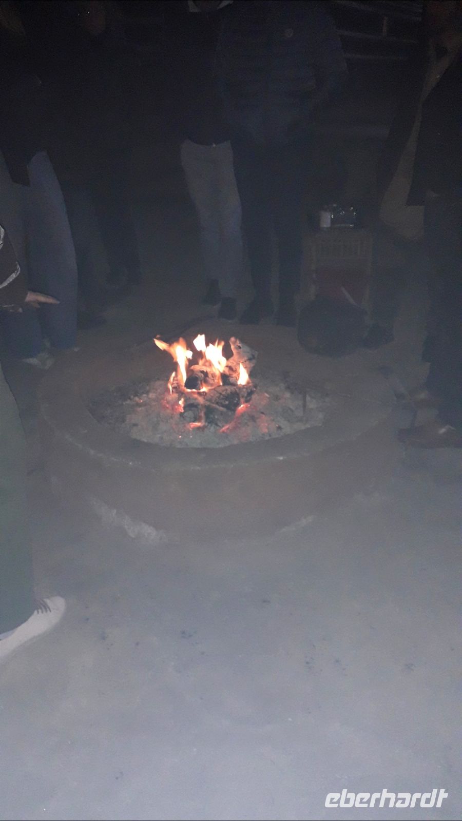 Unser Lagerfeuer im Camp