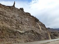 Unterwegs zum Toten Meer - Wasserfall und die Frau von Lot