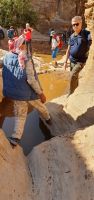 ganz schön viel Wasser in den Löchern
