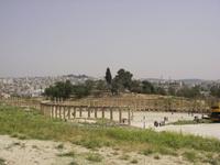 ovaler Platz in Jerash