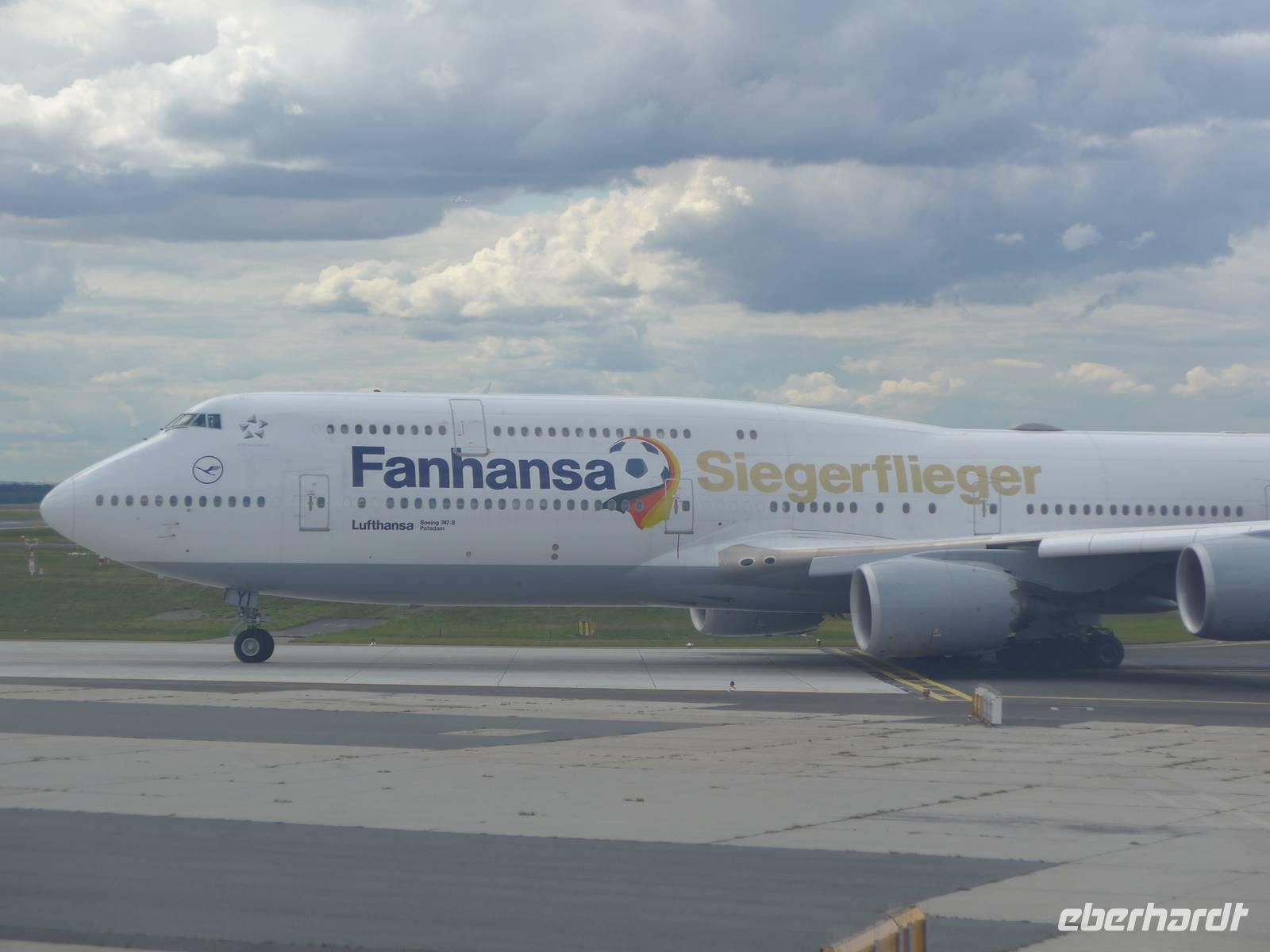 Abflug von Frankfurt