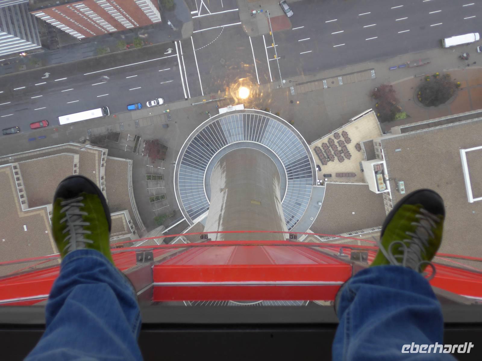 Blick vom Calgary in die Tiefe