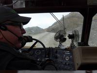 unser Fahrer auf dem Icefield