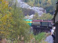 Bahnfahrt zum White Pass