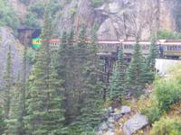 Bahnfahrt zum White Pass