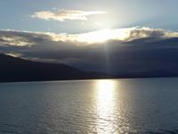 Sonnenuntergang auf Fahrt Ketchikan