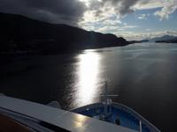 Sonnenaufgang kurz vor Ketchikan