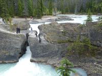 0020 Kicking Horse River mit natürlicher Brücke