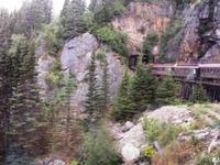 Unterwegs mit der Eisenbahn entlang der White Pass & Yukon Rail Road