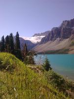 Gletscher oberhalb des Bow Lakes