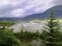 Am Mendenhall-Gletscher bei Juneau