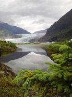 Am Mendenhall-Gletscher bei Juneau
