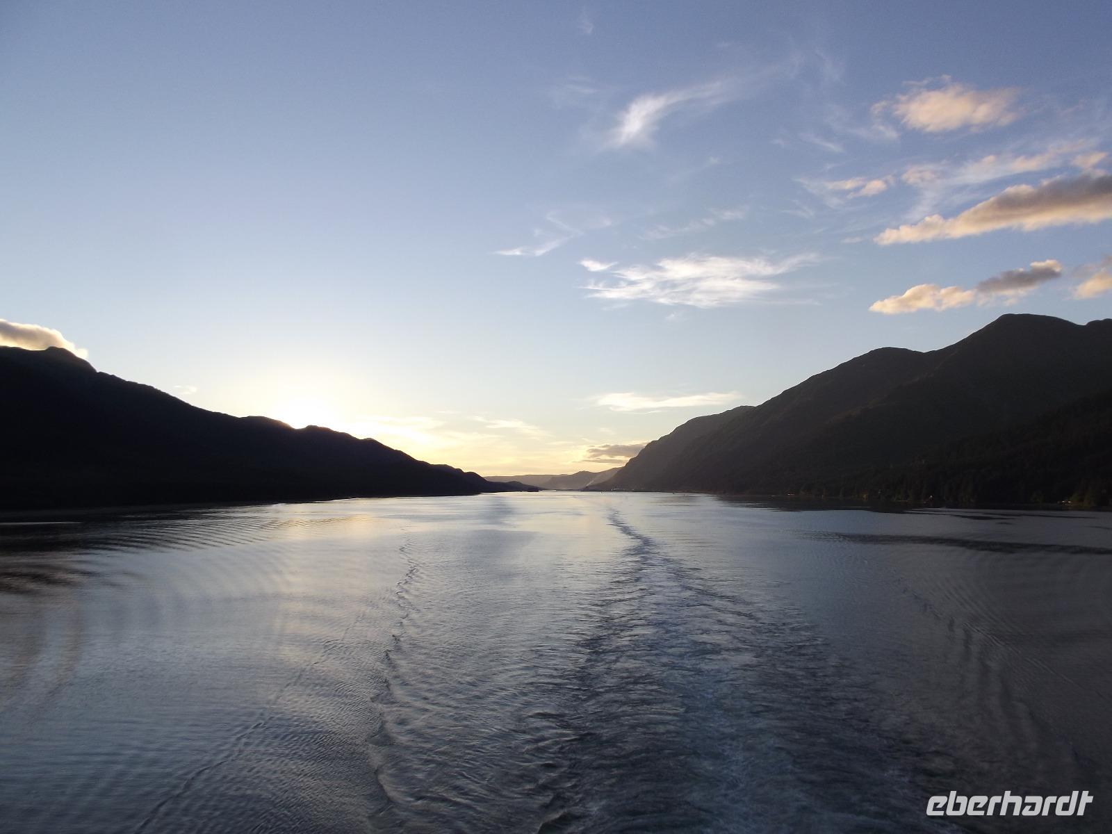 Sonnenuntergang auf See