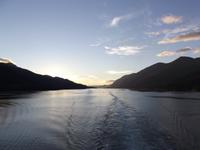 Sonnenuntergang auf See