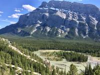 Hoodoos, Bow River und Mt. Rundle