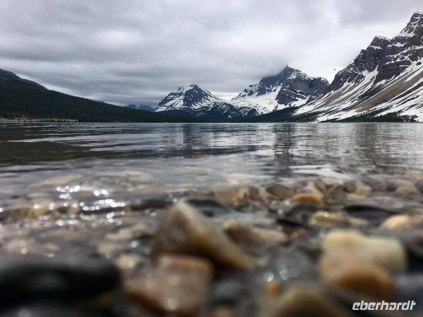 Der glatte Bow Lake