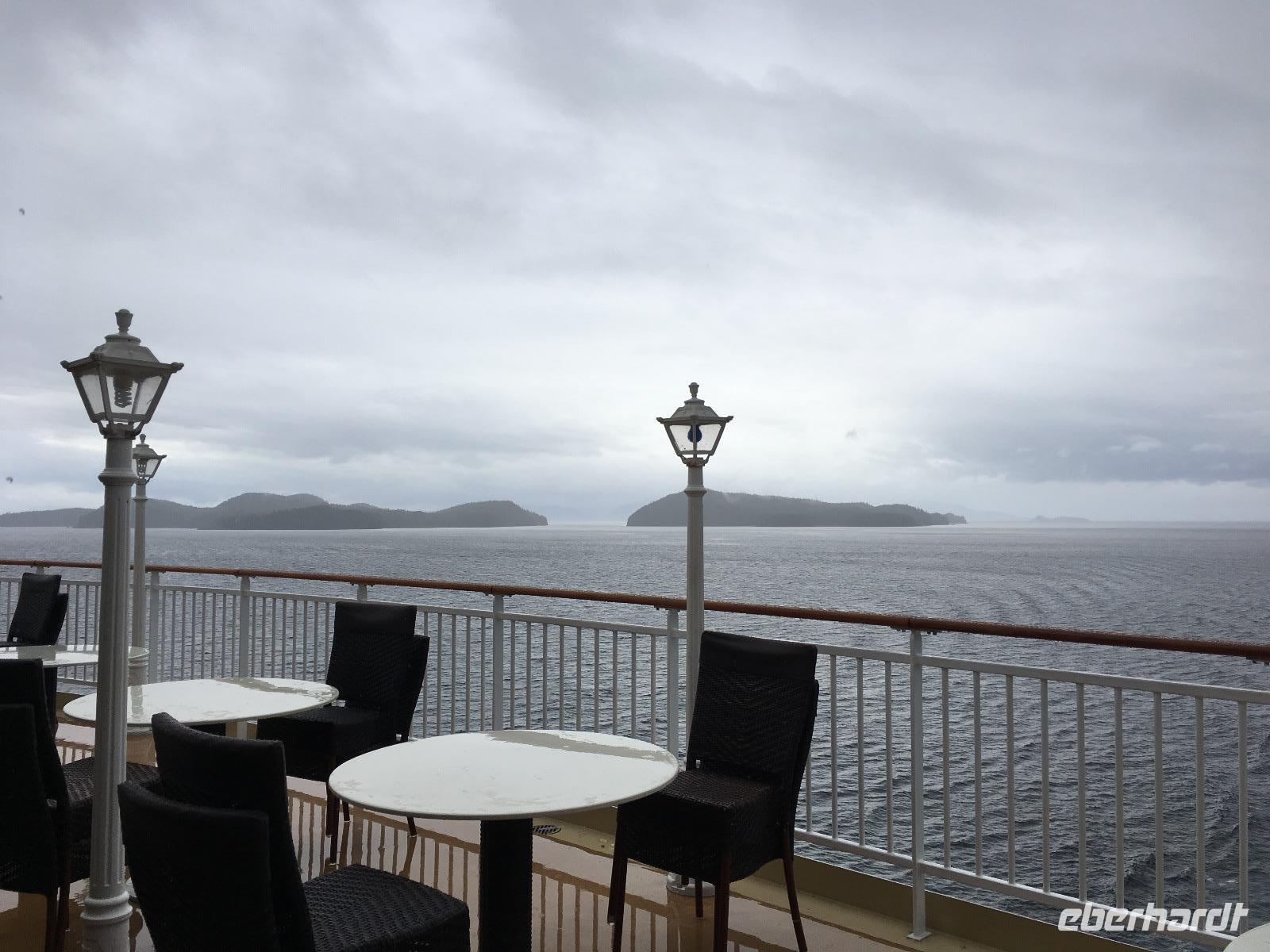 Ruhe ist auch mit 2700 Personen an Bord moeglich 