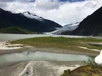 Der maechtige Mendenhall Gletscher bei Juneau