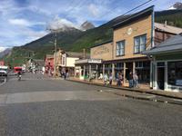 Dorfszene in Skagway