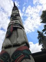Der Museums Totem in Ketchikan