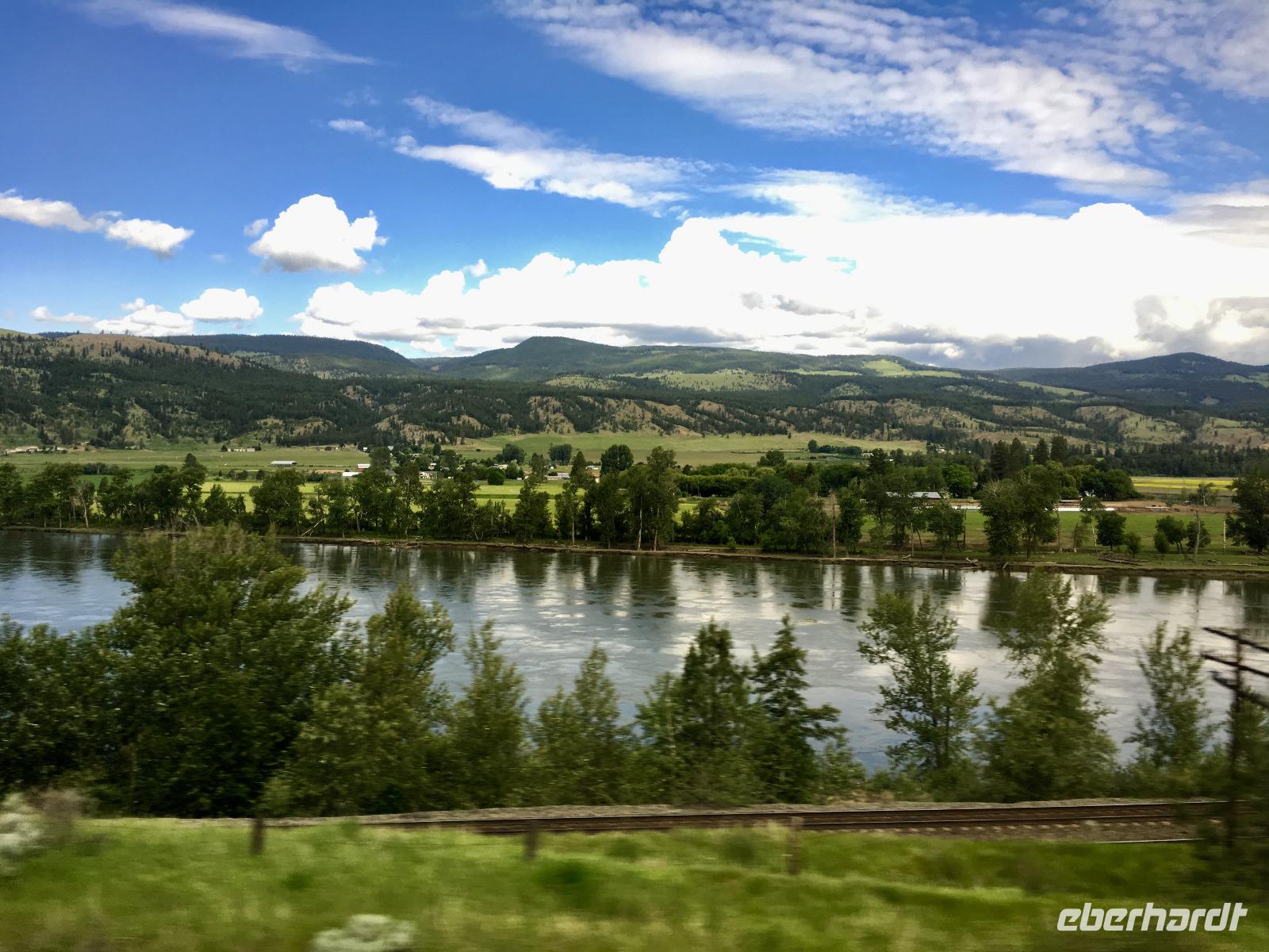 Der Thompson River bei Kamloops