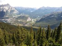Blick vom Sulphur Mountain
