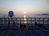 Sonnenuntergang auf der Celebrity Infinity 