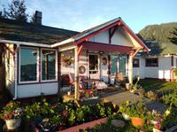 Häuser am Icy Strait Point