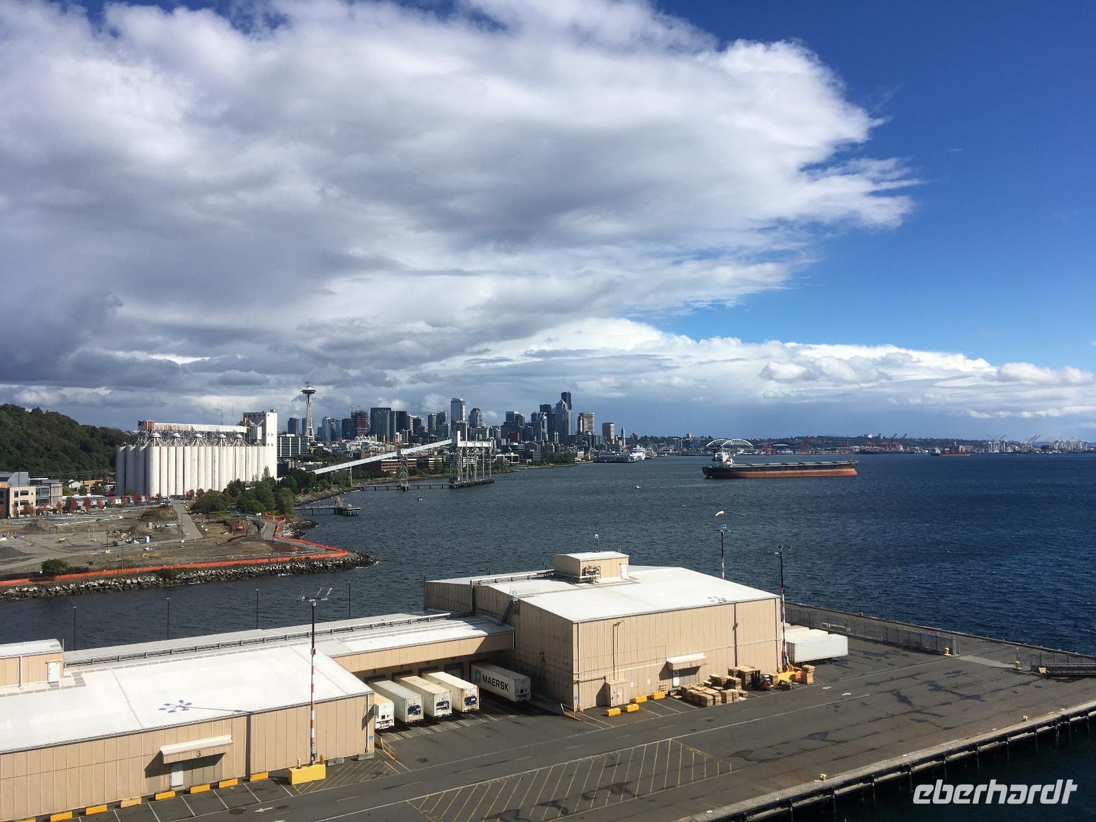 Einschiffung in Seattle