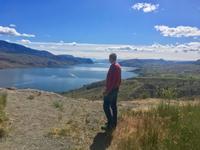 Kamloops Lake mit Modell