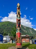Totem in der Hauptstadt Alaskas