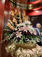 Blumenpracht auf dem Schiff