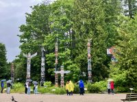 Der Totem Park  in Stanley Park Vancouver 