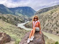 Nur gut dass ich da oben klebe ! 