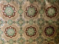 Tolle alte, handbemalte Tapete 