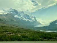 Sicht auf den Athabasca Gletscher 