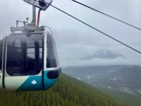 Gondel auf Sulphure Mountain