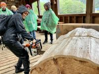 Unsere Guide in der Saegemuehle