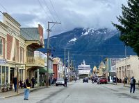 Skagway die Goldgraeberstadt mit XSchiff