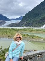 Mendenhall Gletscher und ich