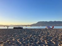 Am Strand in Vancouver