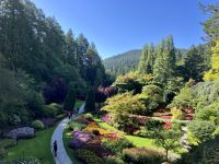 Der versunkene Garten in Butchart Garten