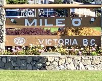 Die Meile 0 der Trans Canada Hyw