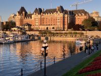 Das Empress Hotel in Victoria, Hauptstadt von BC